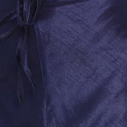 here&now x sanwara Sanwara Men Navy Blue Solid Kurta with Churidar image 2