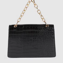Fastrack Black Textured Clutch image 3