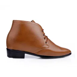 Bxxy Men Hidden Elevator Formal Lace-up Regular Boots image 4