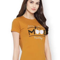 Fabflee Women Multicoloured 3 Printed T-shirt image 3