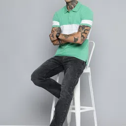 Levis Men 527 Slim Bootcut Fit Heavy Fade Stretchable Jeans image 2