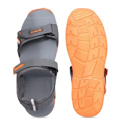 Sparx Men Grey & Orange Sports Sandals image 2