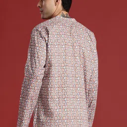 Anouk Men Ethnic Motifs Printed Kurta image 4