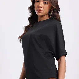 SZN Solid Round Neck Top image 4