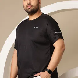 Sztori Plus Size Extended Sleeves Reflective Detail T-shirt image 4