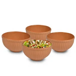 urban chef Ceramic Yellow 500 ML Serving Bowl Set of 4 image 2