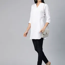 Ayaany Mandarin Collar Tunic image 5