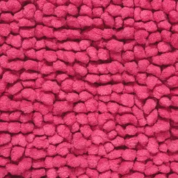 Saral Home Pink Solid Shaggy Mat image 5