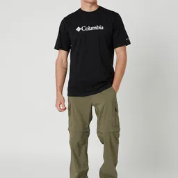 Columbia Men CSC Basic Brand Logo Printed Organic Cotton T-shirt image 5