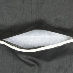 ROMEE Black Set of 5 Solid Square Cushion Covers image 4