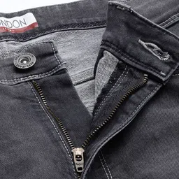 BEAT LONDON by PEPE JEANS Men Grey Chinox Regular Fit Light Fade Stretchable Jeans image 5