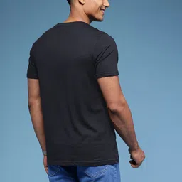 HERE&NOW Pure Cotton Typography Printed T-shirt image 4