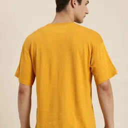 HERE&NOW Typography Printed Drop-Shoulder Sleeves T-shirt image 5