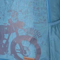 Wildcraft Unisex Blue Graphic Printed Backpack image 3