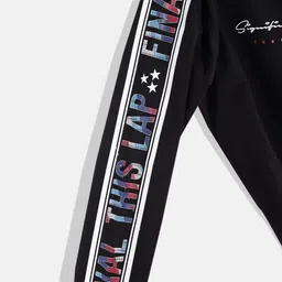 Monte Carlo Boys Black & White Typography Printed Sweatshirt image 5
