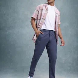 The Roadster Life Co. Men Pure Cotton Regular Fit Chinos image 5