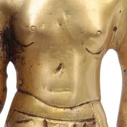 Exotic India Gold Toned Mahatma Gandhi Showpiece image 3