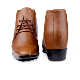 Bxxy Men Hidden Elevator Formal Lace-up Regular Boots image 5