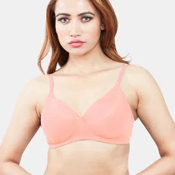 Sonari Pack Of 2 Green & Peach-Coloured Lightly Padded Bra image 3