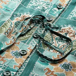 Cottinfab Paisley Printed Midi Shirt Dress image 3