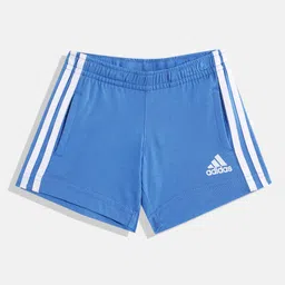 ADIDAS Boys 3-Stripes Pure Cotton T-shirt with Shorts image 3