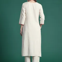 Indo Era Ethnic Motifs Embroidered Kurta with Palazzos image 2