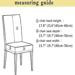 Cortina Grey & Blue Set Of 4 Printed Chair Covers image 2