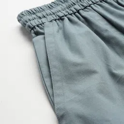 Popnetic Solid Cotton Tailored Skirt with Pocket image 5