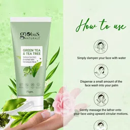 Globus naturals Set Of 3 Green Tea & Tea Tree Radiance Face Wash - 75g Each image 4