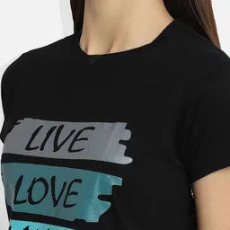 Fabflee Pack of 2 Typography Printed T-Shirt image 3