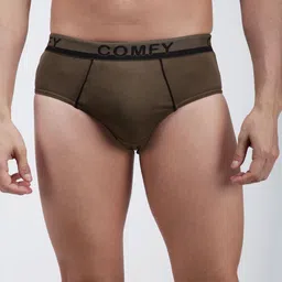 AMUL COMFY Pack Of 5 Cotton Basic Briefs AC-CBRIOE-AF-CB-NVY-LTBR-SGRY-S-5PC image 3