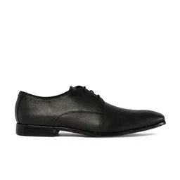Ruosh Men Textured Leather Formal Derbys image 3