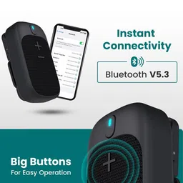 Portronics Bluetooth Speaker with Mic Magnetic Clip-On 2W 64 g image 4