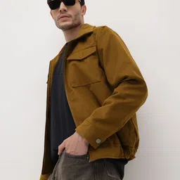 The Roadster Life Co. Spread Collar Tailored Jacket with Utility Pockets-image-10