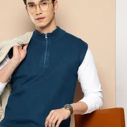 INVICTUS Ribbed High Neck Sweater Vest-picture-11