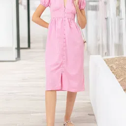 DressBerry Eclectic Essence Midi Empire Dress-image-0