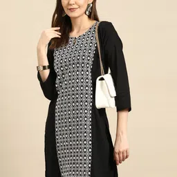 Anouk Floral Embroidered Thread Work Kurta image 1