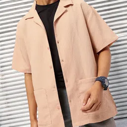 Kook N Keech Elevated Basics Seersucker Relaxed Fit Shirt-picture-35