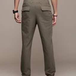 Roadster Men Relaxed Fit Pure Cotton Joggers image 4