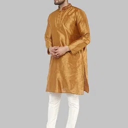 ROYAL KURTA Men Mandarin Collar Kurta image 4