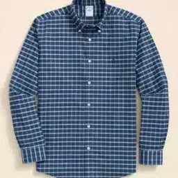 brooks brothers Non-Iron Oxford Pattern Regular Fit Sport Shirt-picture-12