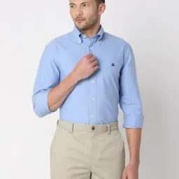 brooks brothers Men Regular Fit Cotton Classic Shirt image 1