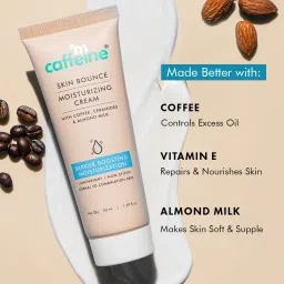 mCaffeine Skin Bounce Moisturizing Cream - 72Hrs Moisturization & Barrier Boost image 5
