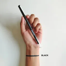 Flicka Kohl Story Eye Kajal With Smudger Intense Pigment Waterproof & Long Lasting - Black image 4