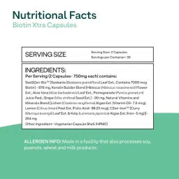 Oziva Collagen Builder (250 gms) + Biotin Xtra with Keratin Builder (60 Veg Biotin Capsules) image 4