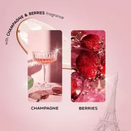 Nykaa Wanderlust Dreaming of Paris Fruity Cleansing Shower Gel with Champagne and Berries image 4