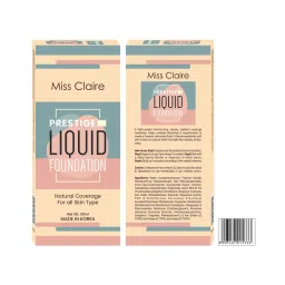 Miss Claire Prestige Liquid Foundation Natural Coverage image 4