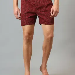 Cantabil Maroon Printed Boxers-image-29