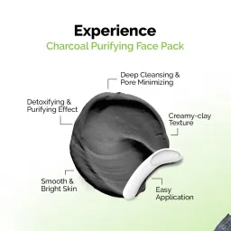 Mamaearth Charcoal Purifying Face Pack Detoxifies, Deep Cleanses, Minimizes Pores & Brightens Skin image 4