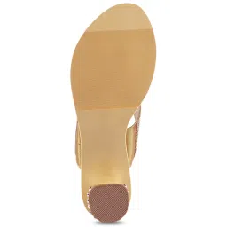 Metro Women's Golden Thong Sandals image 4